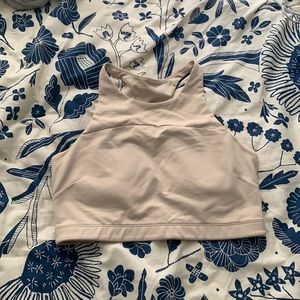 Outdoor voices beige nude sports bra medium